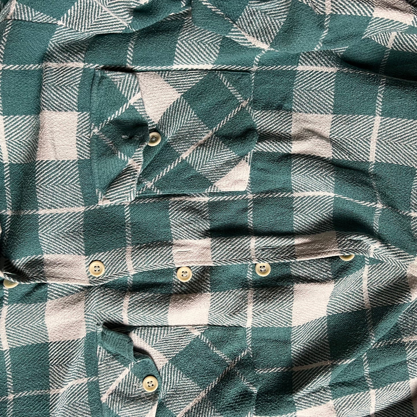 Vintage Flanellhemd türkies/ L