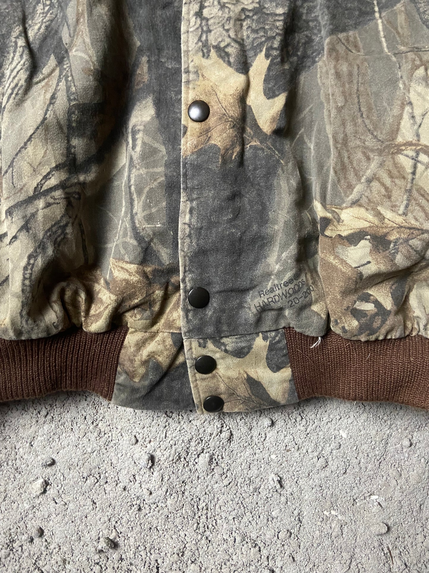 Vintage Realtree double Zip Jacke/ M