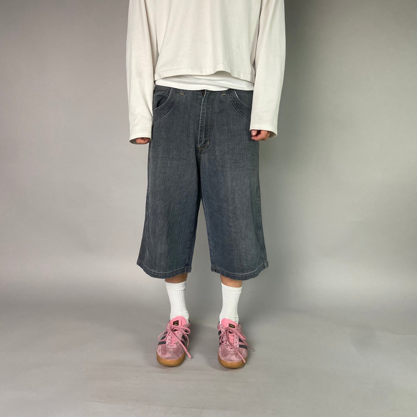Vintage Raw Blue Jorts/ 34 (M)