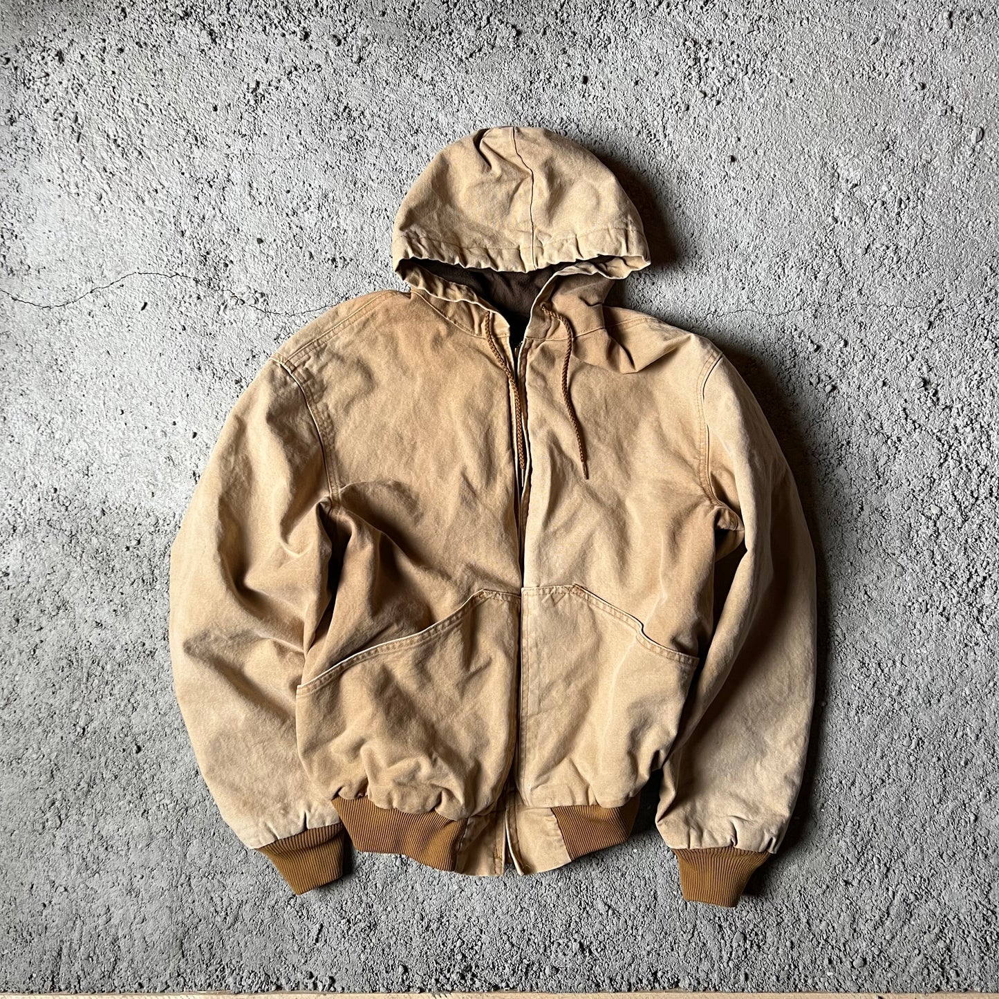 Vintage Workwear Jacke Beige/ M