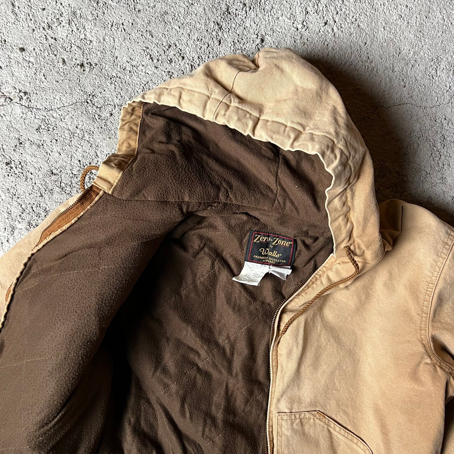 Vintage Workwear Jacke Beige/ M