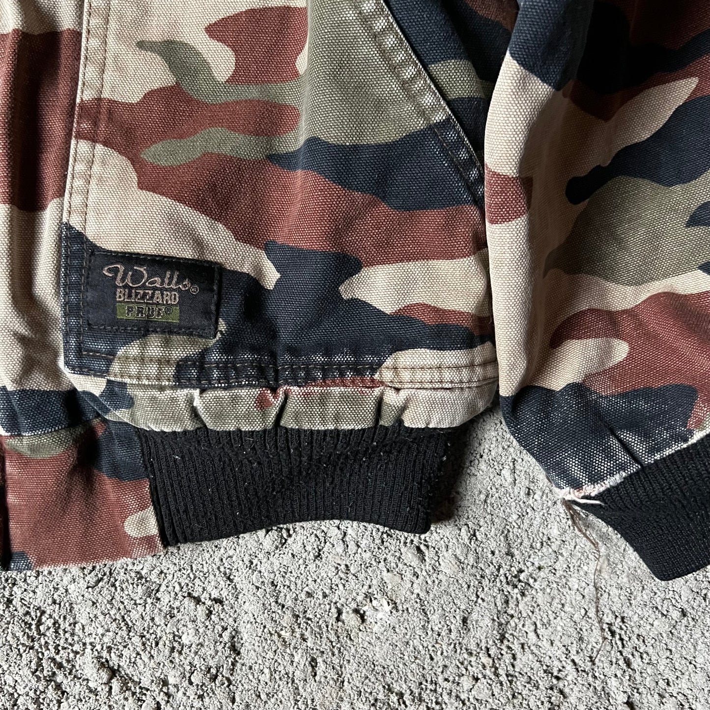 Vintage Camouflage Workwear Jacke/ XS