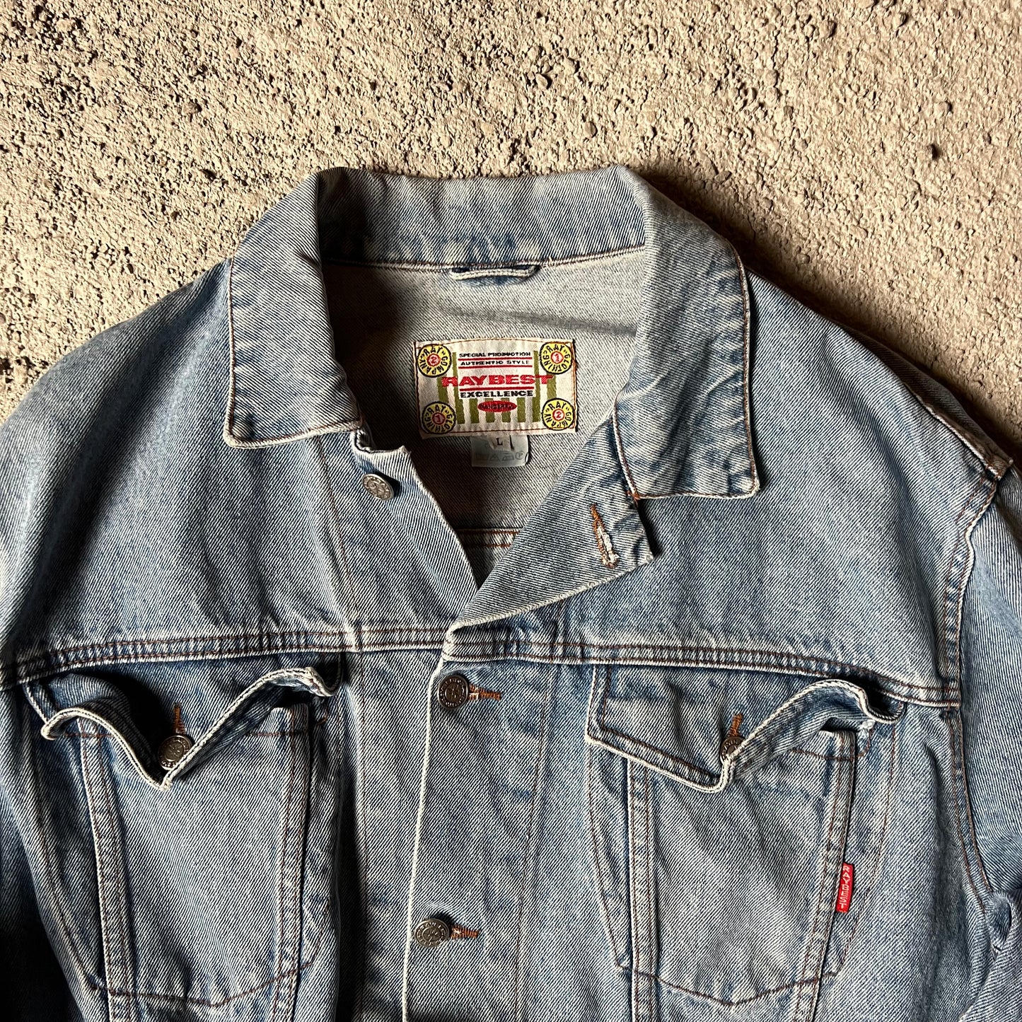 Vintage Cropped Jeansjacke/ M