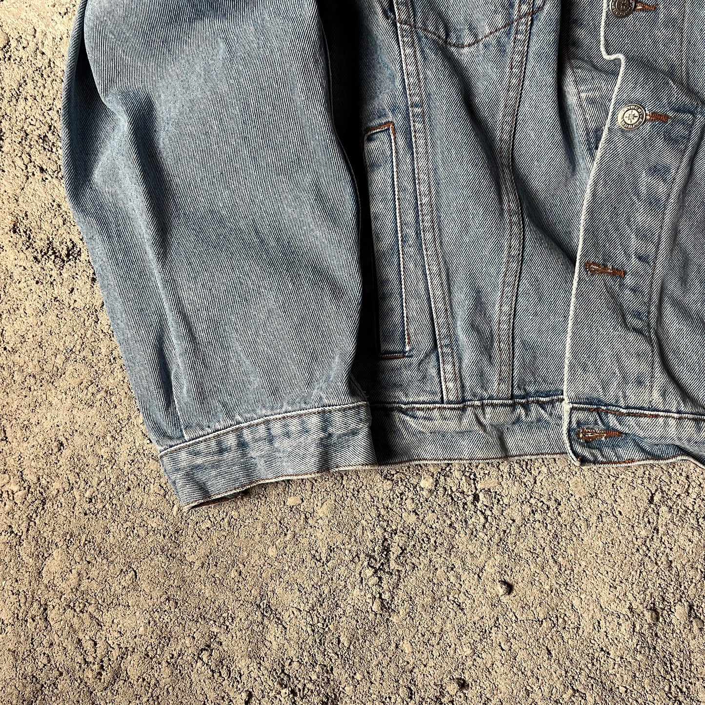 Vintage Cropped Jeansjacke/ M