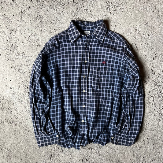 Vintage Flanellhemd blau/ XL