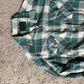 Vintage Flanellhemd türkies/ L