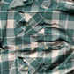 Vintage Flanellhemd türkies/ L