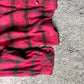 Vintage Flanellhemd karriert rot/ L