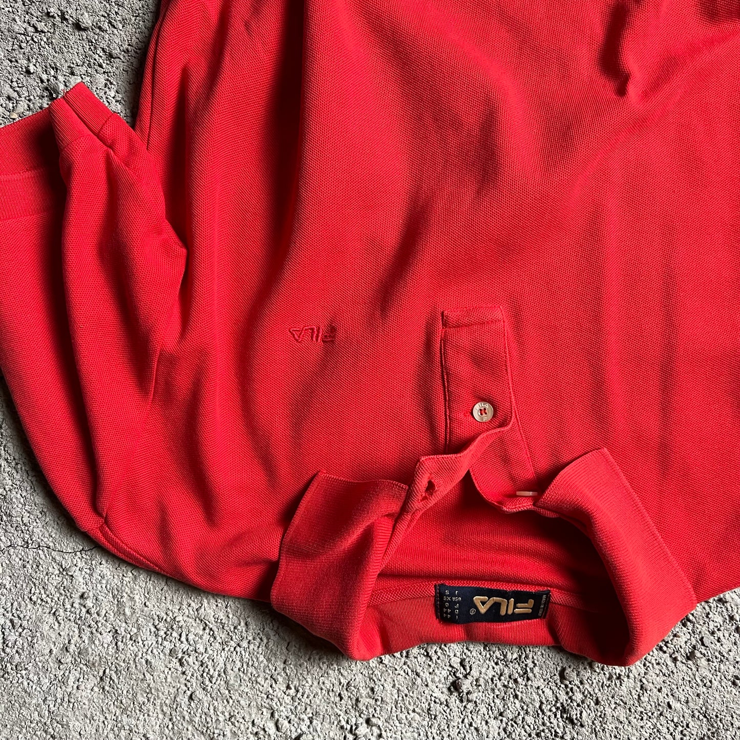 Vintage Fila bagyTee rot/ M