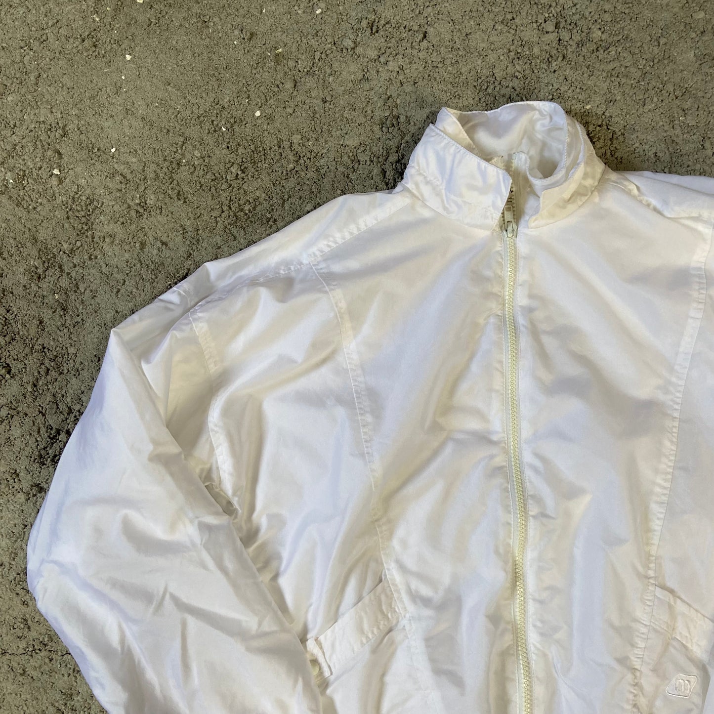 Vintage Trackjacket weiß/ M