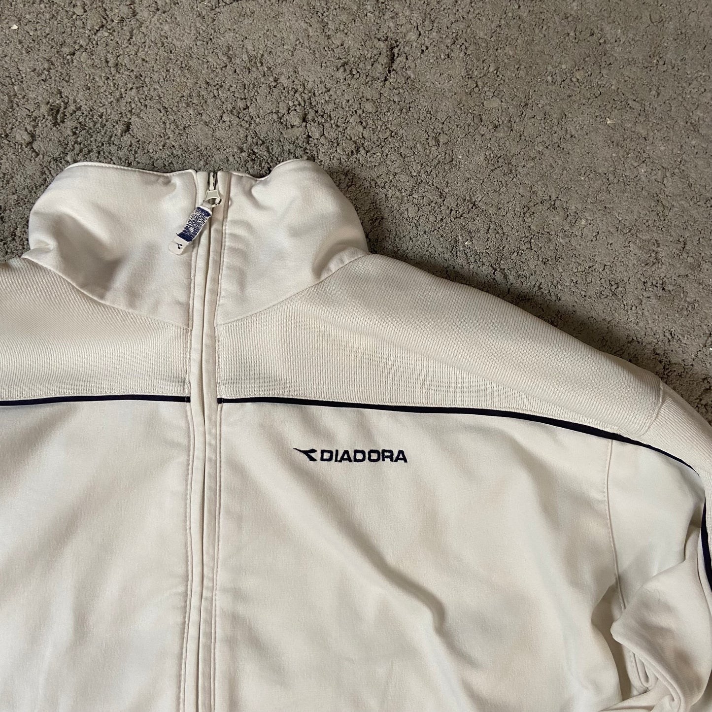 Vintage Trackjacket weiß/ L