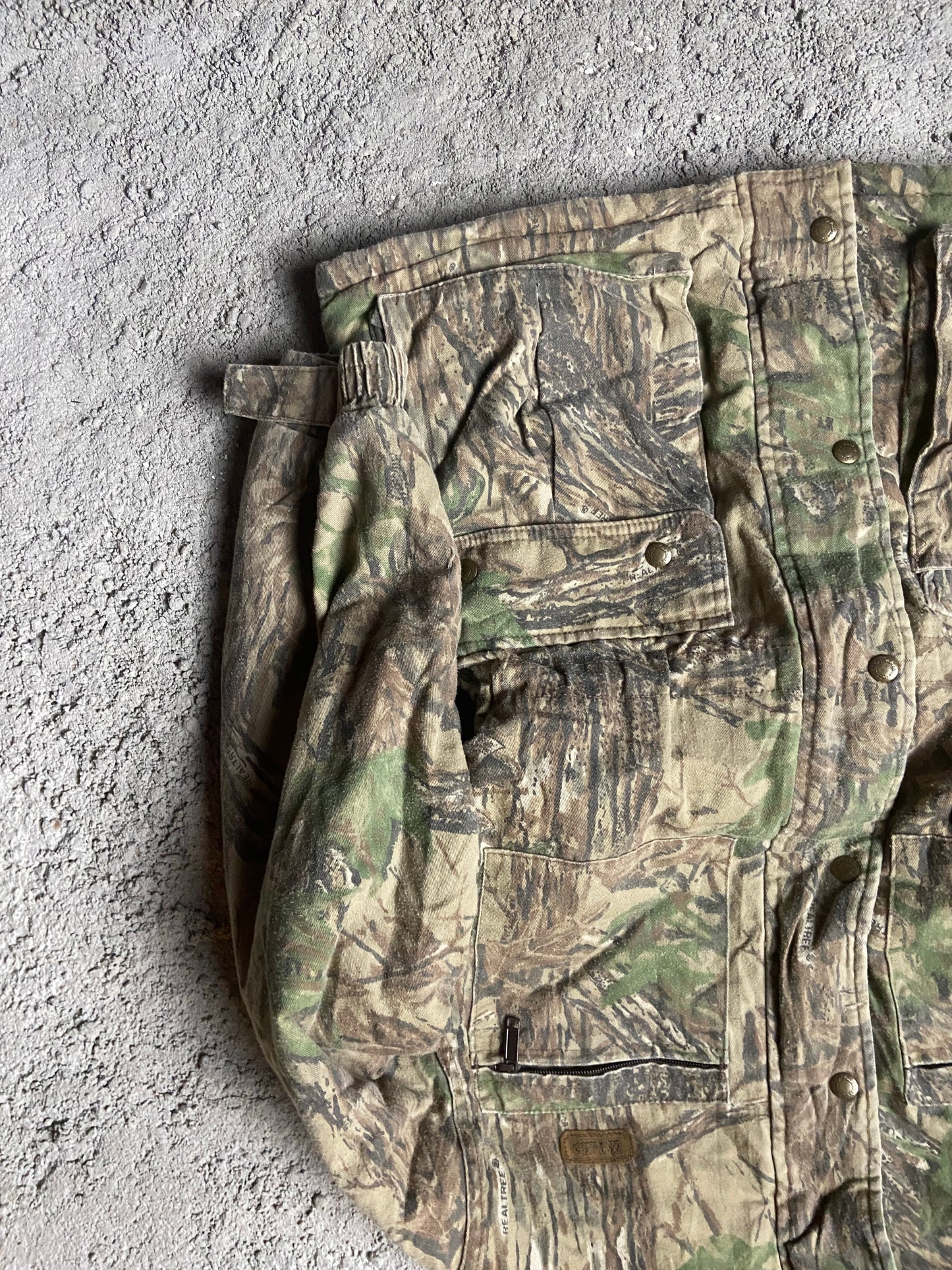 Vintage Army Realtree Trenchcoat/ M