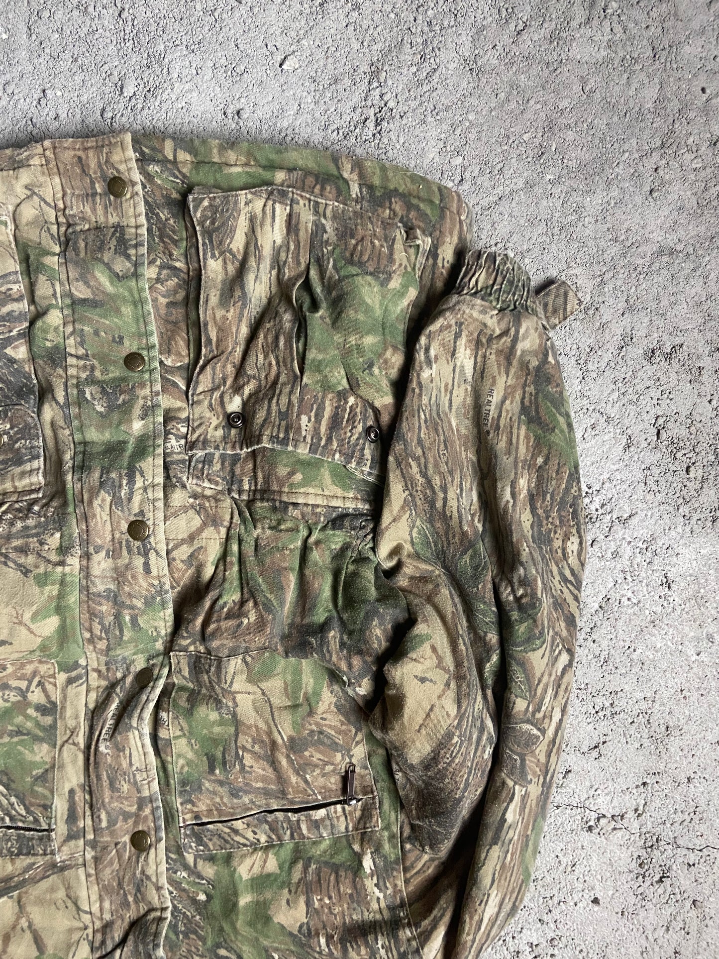 Vintage Army Realtree Trenchcoat/ M