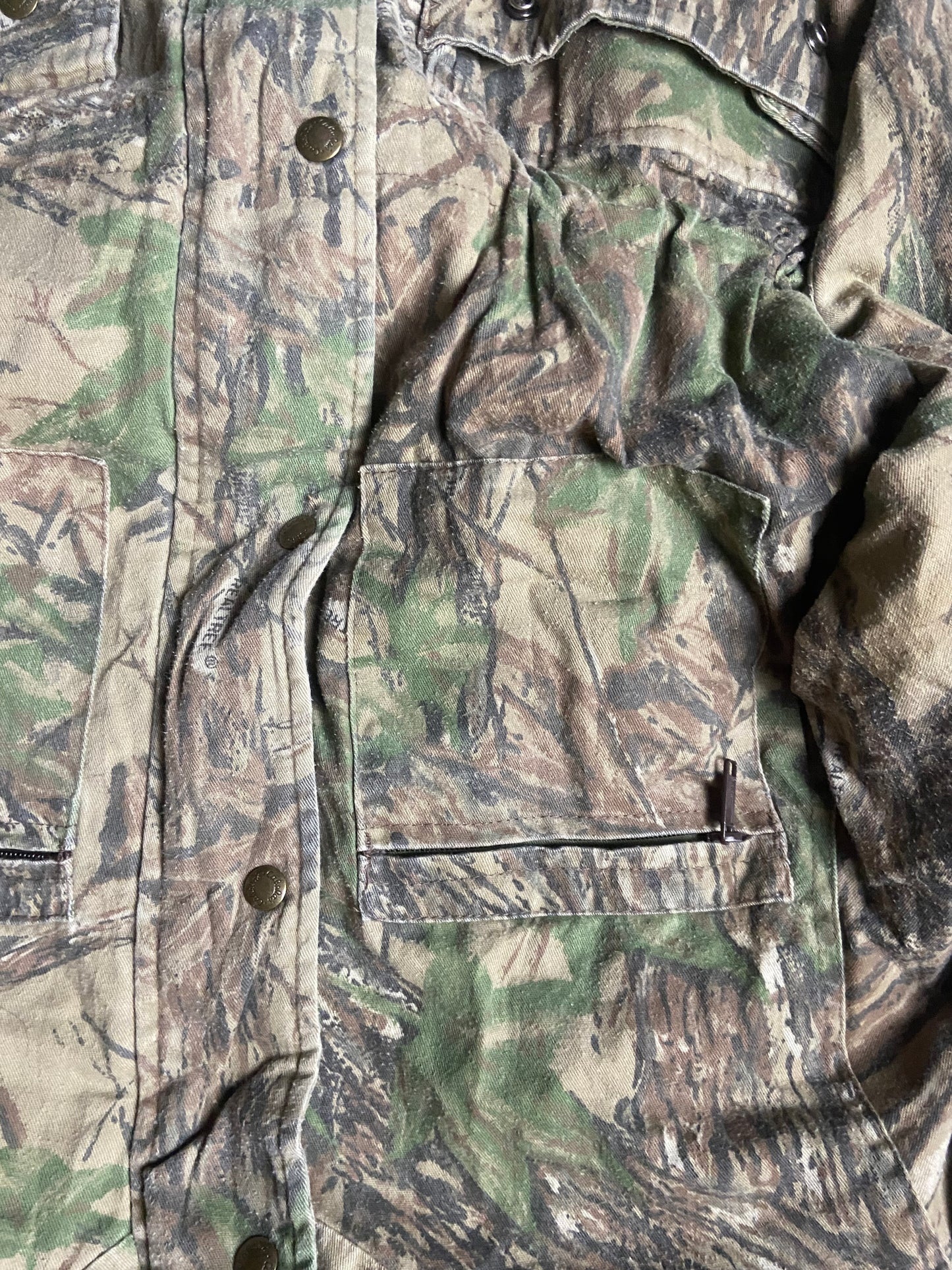 Vintage Army Realtree Trenchcoat/ M