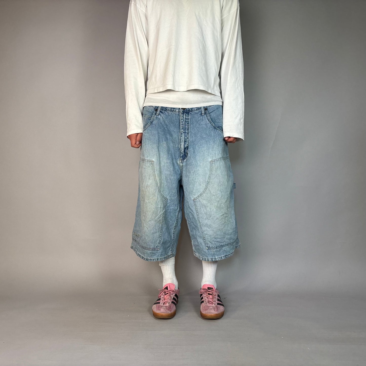 Vintage Hip Hop Doubleknee Jorts/ 38 (XL)